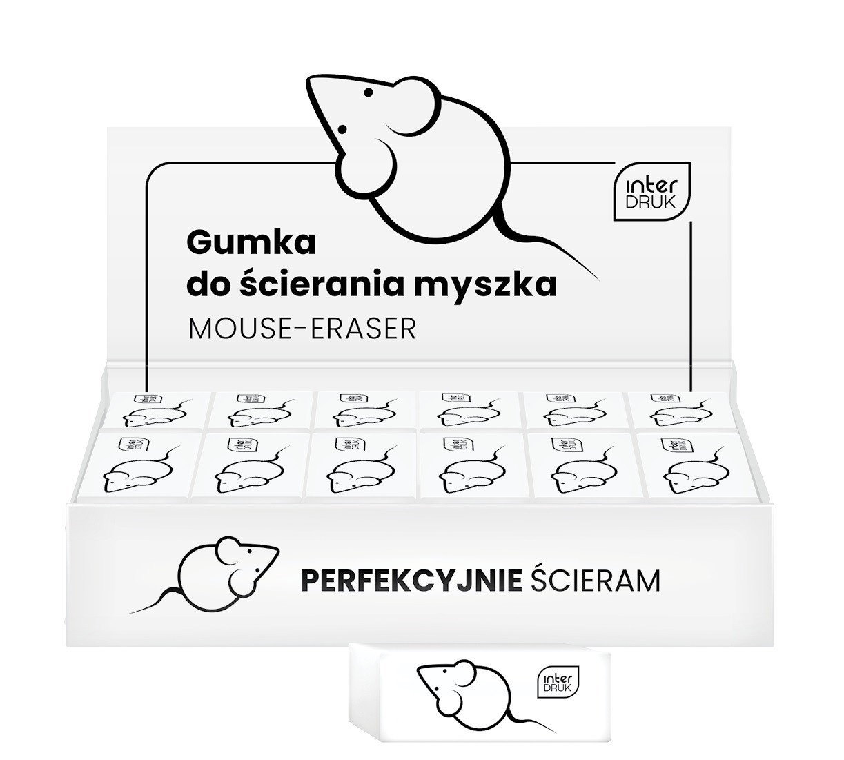 Gumka do mazania Mouse Intredruk